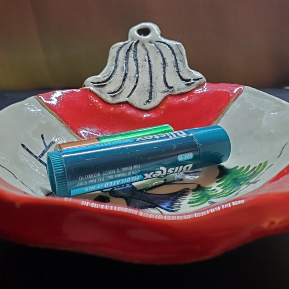 Christmas Snowman Ornament Shaped Dish/Soap Dish/Candy/Decor - Picture 6 of 11